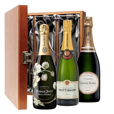 The Premium Collection Treble Luxury Gift Boxed Champagne